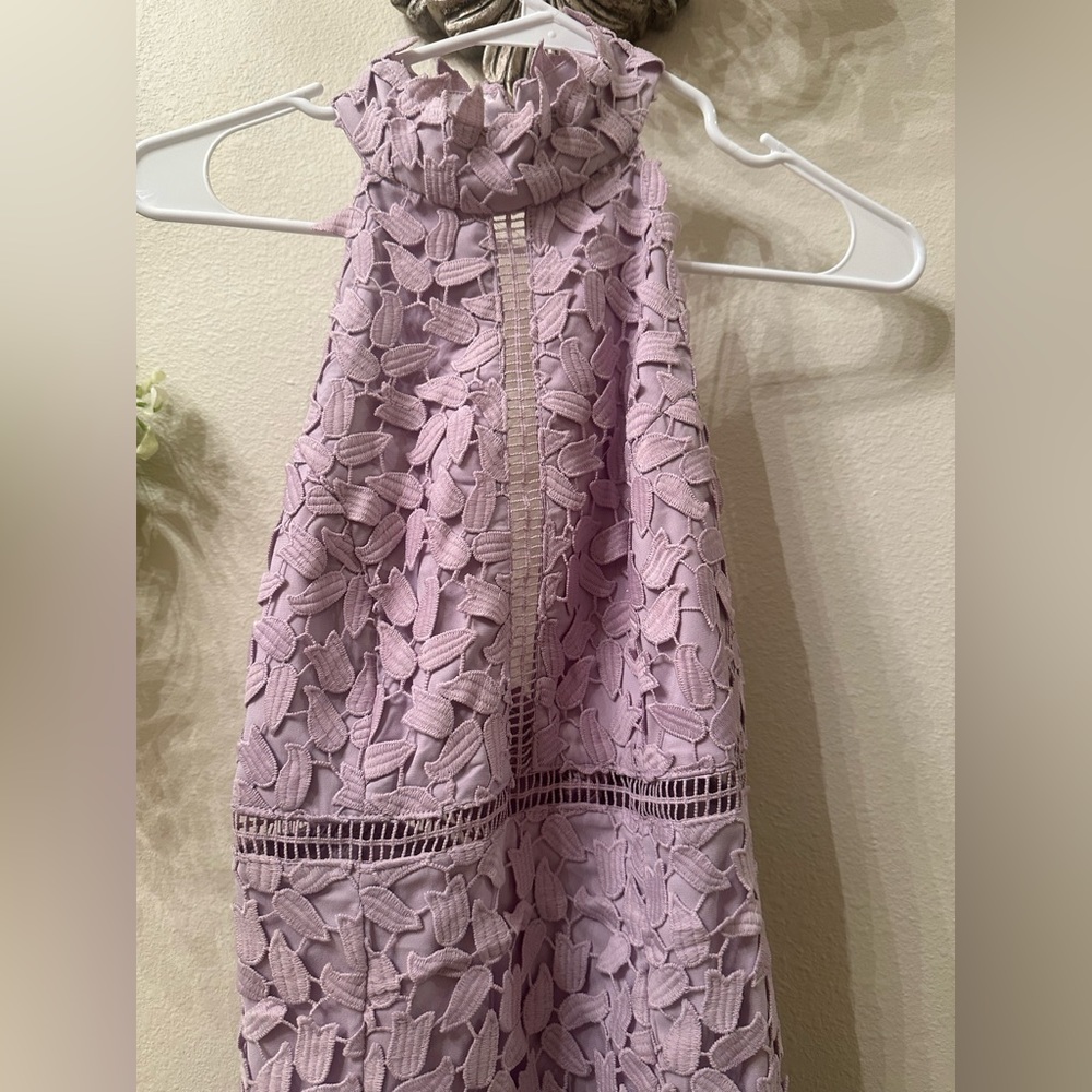 Lilac lace dress